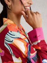 Load image into Gallery viewer, Nina Cotton PJ Top - Red Print
