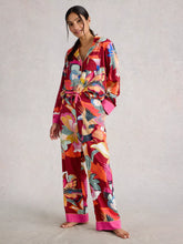Load image into Gallery viewer, Nina Cotton PJ Bottoms - Red Print
