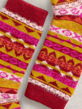 Load image into Gallery viewer, Fairisle Cabin Sock - Pink Print
