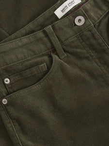 Brooke Straight Cord - Khaki Green