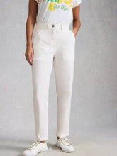 Load image into Gallery viewer, Twister Chino Trouser - White
