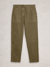 Load image into Gallery viewer, Twister Chino Ankle Trouser - Khaki Green
