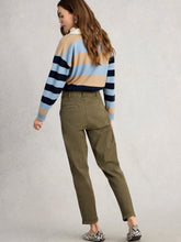 Load image into Gallery viewer, Twister Chino Ankle Trouser - Khaki Green
