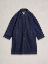Load image into Gallery viewer, Oakleigh Denim Coat - Dark Denim

