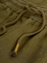 Load image into Gallery viewer, Ally Linen Wide Leg Trouser - Khaki Green
