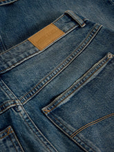 Load image into Gallery viewer, Bailey Straight Leg Cuffed Jean - Dark Denim
