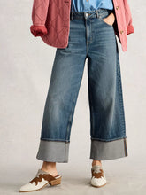 Load image into Gallery viewer, Bailey Straight Leg Cuffed Jean - Dark Denim
