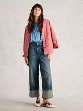 Load image into Gallery viewer, Bailey Straight Leg Cuffed Jean - Dark Denim
