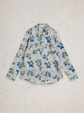 Load image into Gallery viewer, Sophie Organic Cotton Long Sleeve Shirt - Ivory Print
