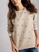Load image into Gallery viewer, Heart Embroidered Sweatshirt
