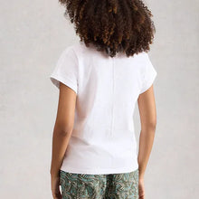 Load image into Gallery viewer, Nelly Notch Embroidered Cotton Tee
