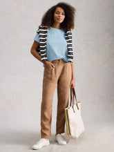 Load image into Gallery viewer, Gina Embroidered Tee - Blue
