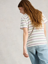 Load image into Gallery viewer, Clara Striped Cotton Tee

