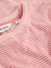 Load image into Gallery viewer, Clara Striped Cotton Tee - Pink
