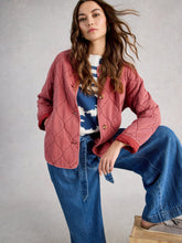 Load image into Gallery viewer, Anya Jersey Quilted Jacket - Mid Pink
