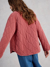 Load image into Gallery viewer, Anya Jersey Quilted Jacket - Mid Pink
