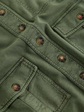 Load image into Gallery viewer, Demi Utility Cotton Jersey Jacket - Mid Green
