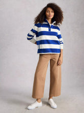 Load image into Gallery viewer, Bobby Button Striped Sweatshirt
