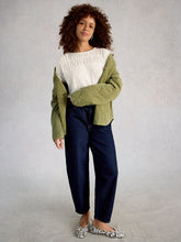 Load image into Gallery viewer, Rachel Ruched Tee - White
