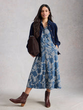 Load image into Gallery viewer, Rua Jersey Shirt Dress - Blue Print
