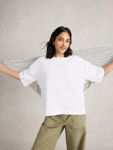 Load image into Gallery viewer, Katya Cotton Tee - White
