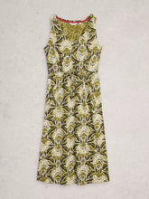 Load image into Gallery viewer, Heidi Cotton Jersey Print Dress - Green Print
