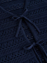 Load image into Gallery viewer, Tilda Organic Cotton Tie Tank - Navy
