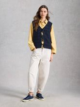 Load image into Gallery viewer, Tilda Organic Cotton Tie Tank - Navy
