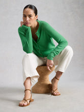Load image into Gallery viewer, Lulu Organic Cotton Cardigan - Green
