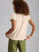 Load image into Gallery viewer, Ginni Cotton Linen Blend Polo Tee
