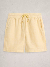Load image into Gallery viewer, Belle Linen Short - Light Yellow

