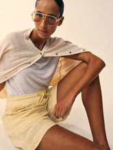 Load image into Gallery viewer, Belle Linen Short - Light Yellow
