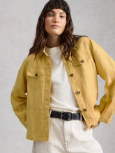 Load image into Gallery viewer, Camille Linen Jacket - Light Yellow
