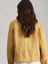 Load image into Gallery viewer, Camille Linen Jacket - Light Yellow
