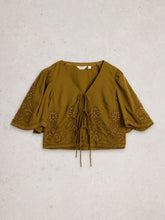 Load image into Gallery viewer, Erin Tie Front Blouse
