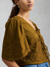 Load image into Gallery viewer, Erin Tie Front Blouse

