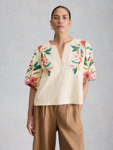 Load image into Gallery viewer, Maeve Embroidered Cotton Top
