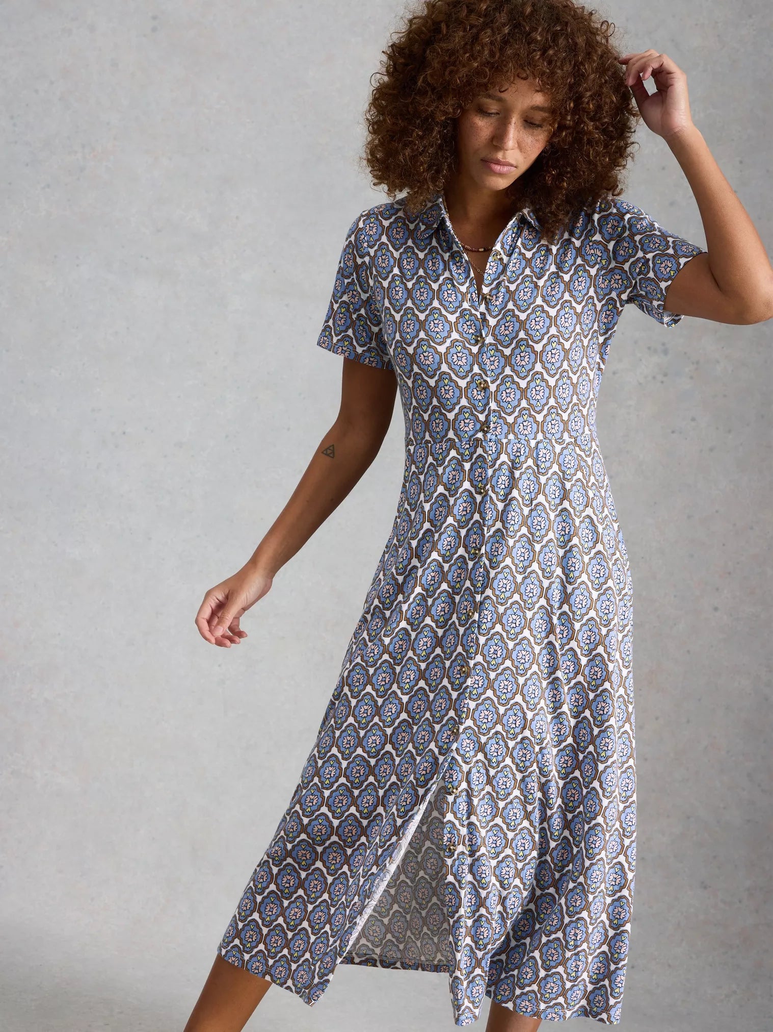 free people layered dress FREE PEOPLE Maxi BLUEBELL Patchwork Tiered Dress main image 0