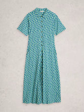 Load image into Gallery viewer, Rua Shirt Dress - Green Multi
