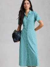 Load image into Gallery viewer, Rua Shirt Dress - Green Multi
