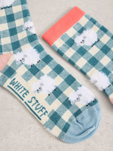 Load image into Gallery viewer, Patterned Fluffy Sheep Sock
