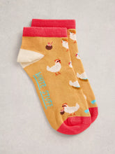 Load image into Gallery viewer, Holiday Chicken Trainer Sock
