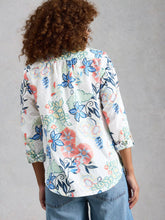 Load image into Gallery viewer, Sophie Organic Cotton Shirt - Ivory Multi
