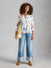 Load image into Gallery viewer, Sophie Organic Cotton Shirt - Ivory Multi
