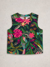 Load image into Gallery viewer, Matilda Top - Green Print
