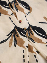 Load image into Gallery viewer, Bianca Linen Tunic - ivory Print
