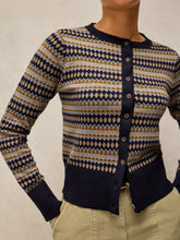 Load image into Gallery viewer, Lois Printed Cardi - Navy Multi
