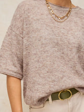 Load image into Gallery viewer, Kat Knitted Tee - Light Natural
