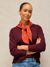 Load image into Gallery viewer, Sienna Cotton Blend Jumper - Dark Plum

