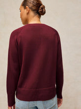 Load image into Gallery viewer, Sienna Cotton Blend Jumper - Dark Plum
